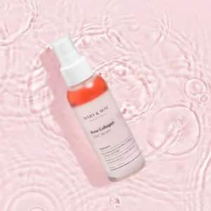 MARY&MAY Rose Collagen Mist Serum – Delicate Soothing Serum With Rose Extract And Collagen