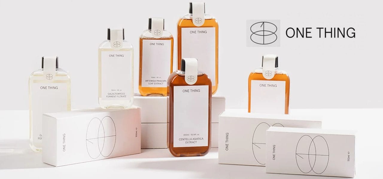 One Thing kosmetika internetu akcija