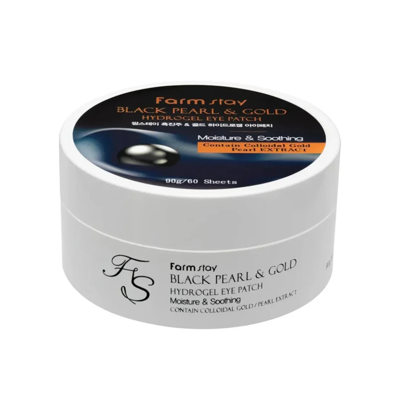 pirkti FARMSTAY Black Pearl & Gold Hydrogel Eye Patch kaina