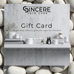 SincereSkincare.com online cosmetics gift card